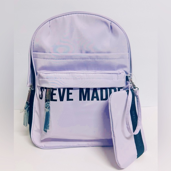 Steve Madden Handbags - Steve Madden Large Backpack Lavender, New Band, Bforce Lilac Bag